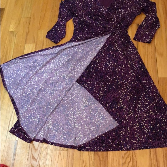 Chaps Purple Dress Women’s Size Small - Picture 9 of 11